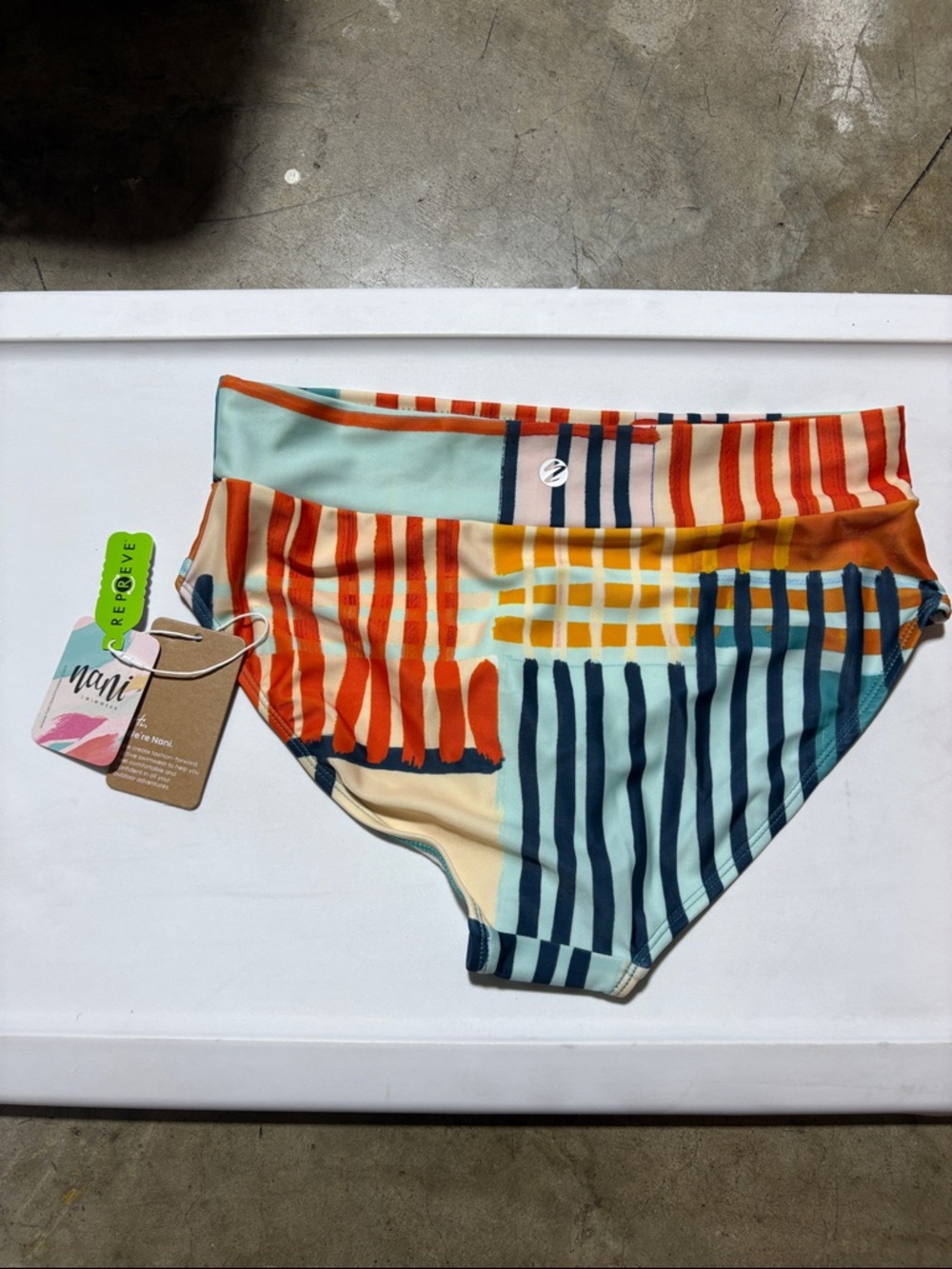 Nani Swimwear Cascade Ray Colorblock Bikini Bottoms - Picture 9 of 9